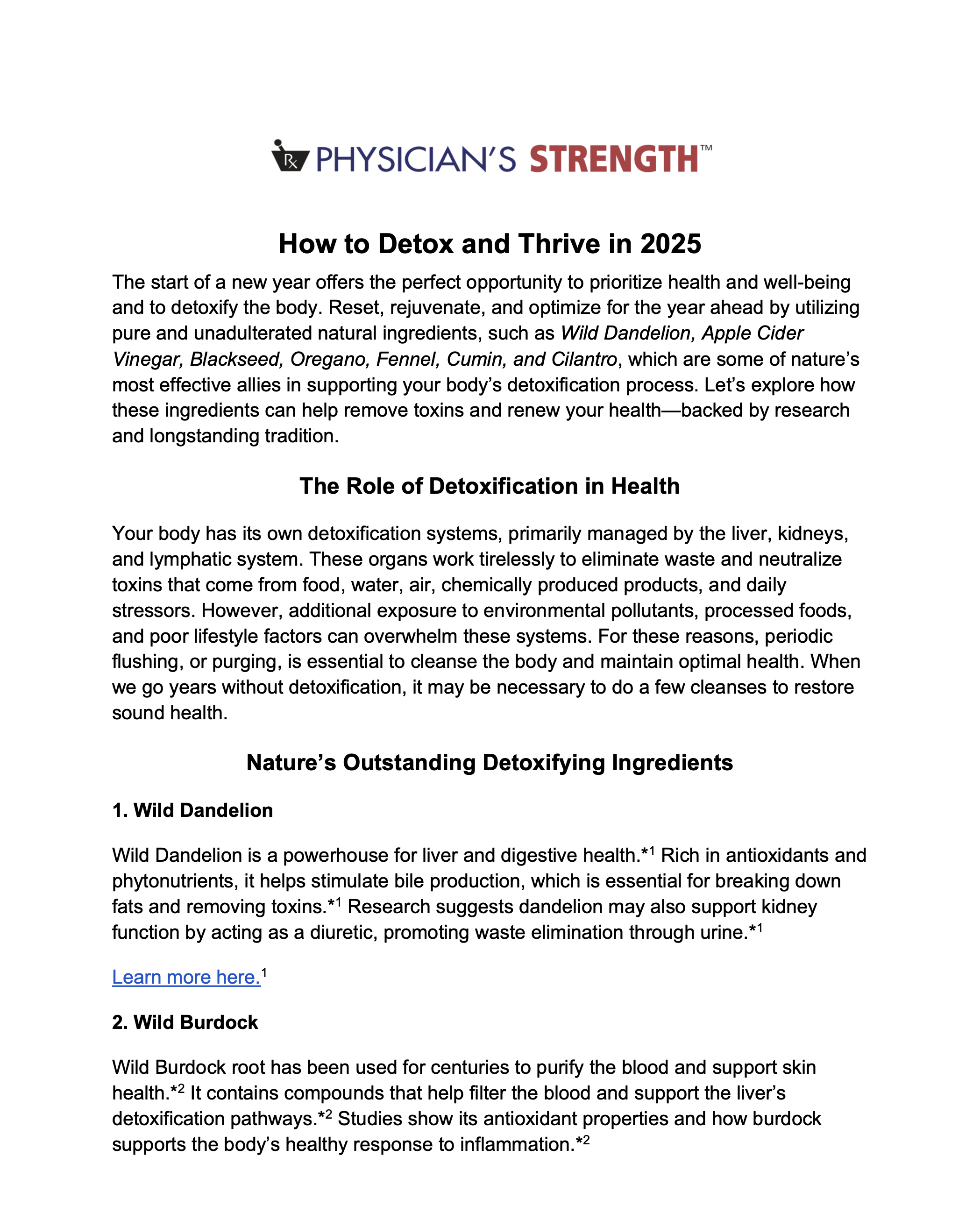 Featured image for “How to Detox and Thrive in 2025”